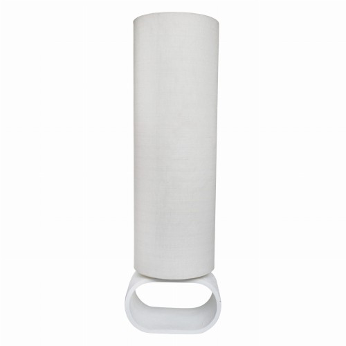 Ceramiczna lampa podłogowa Barletta, biała - UNC