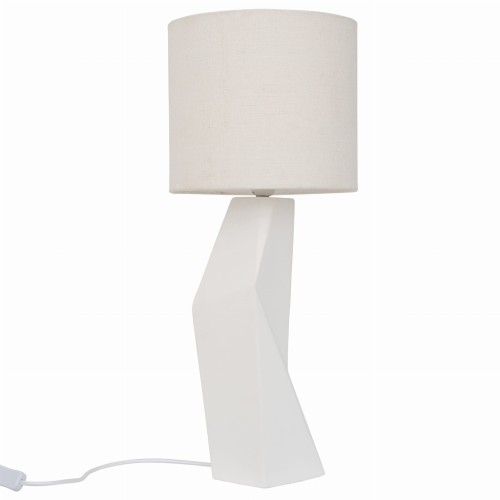 Dekoracyjna lampa stołowa Miyuki, biała - UNC