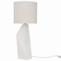 Dekoracyjna lampa stołowa Miyuki, biała - UNC