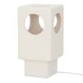 Designerska lampa stołowa Lycka, biała - UNC