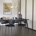 Wytrzymałe krzesła do 150 kg Arch czarne, 2 szt - Hubsc
