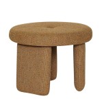 Pufa na nogach Rocco, ochra - Hubsch