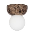 Kinkiet plafon sufitowy Torrano 13, brązowy marmur - Globen Lighting