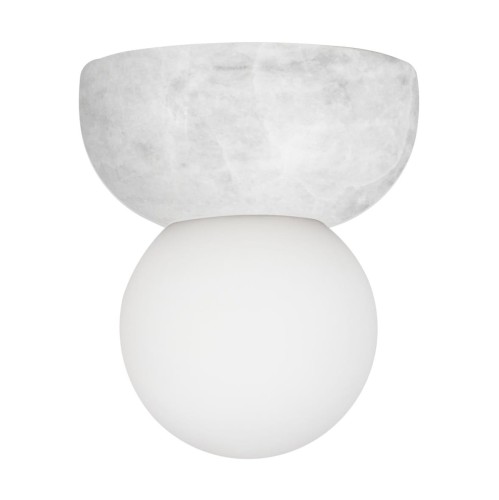 Kinkiet plafon sufitowy Torrano 13, IP44, biały marmur - Globen Lighting
