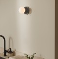 Kinkiet plafon sufitowy Torrano 13, IP44, czarny marmur - Globen Lighting