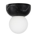 Kinkiet plafon sufitowy Torrano 13, IP44, czarny marmur - Globen Lighting