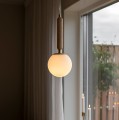 Lampa kula wisząca Torrano 15, trawertyn - Globen Lighting