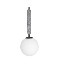 Lampa kula wisząca Torrano 15, marmur szary - Globen Lighting
