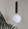 Lampa kula wisząca Torrano 15, marmur czarny - Globen Lighting