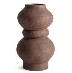 Designerski wazon z terakoty z chropowatą powierzchnią Okar 36 - Vical