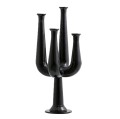 Świecznik czteroramienny Ulopu, czarny - Nordal