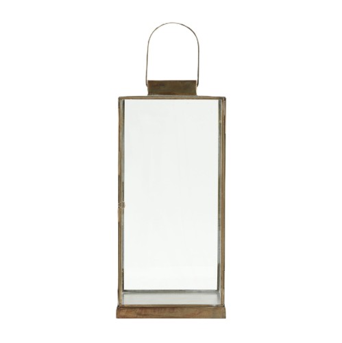 Szklany lampion z efektem postarzania Antique 42 - Nordal