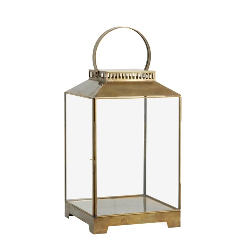 Lampion mosiężny szklany Bitra 48 - Nordal