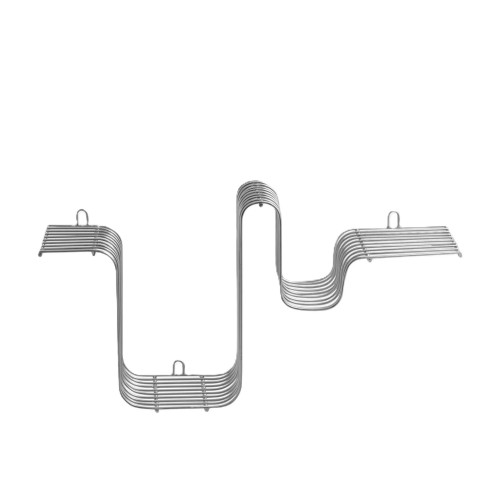 Metalowa półka wisząca Brava, srebrny - Nordal