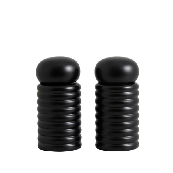 Zestaw młynków do soli i pieprzu Ras, czarny - Nordal