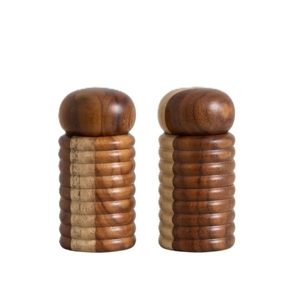 Zestaw młynków do soli i pieprzu Ras, akacja - Nordal