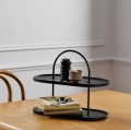 Czarny organizer kuchenny na blat Russell - Nordal