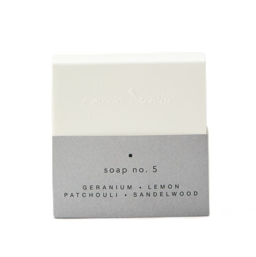 Wegańskie mydło w kostce Amalie Rosalie no. 5, geranium, cytryna, paczuli, drzewo sandałowe - Nordal