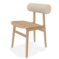 Krzesło dębowe z oparciem boucle Totem Natural Grain – NORR11