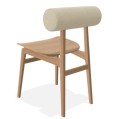 Krzesło dębowe z oparciem boucle Totem Natural Grain – NORR11
