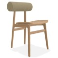 Krzesło drewniane z oparciem boucle Totem Natural Barnum – NORR11