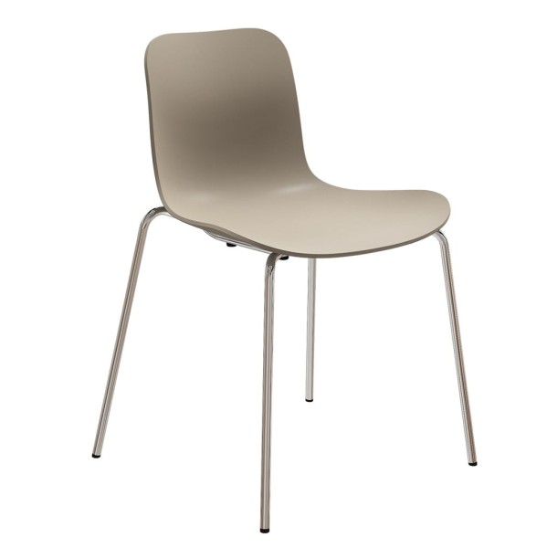 Nowoczesne krzesło Langue, Warm Grey - NORR11