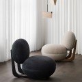 Fotel wypoczynkowy do salonu Cooper Wood, Keiga - NORR11