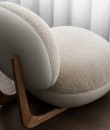 Fotel wypoczynkowy do salonu Cooper Wood, Keiga - NORR11