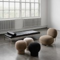 Designerska pufa do siedzenia Liège Ø45, Savanna - NORR11