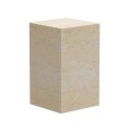 Stolik pomocniczy z trawertynu Cubism Natural - NORR11