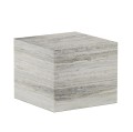 Stolik kawowy z trawertynu Cubism Silver 45x45 - NORR11