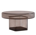 Szklany stolik kawowy Naked, Smoke - NORR11
