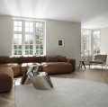 Stolik drewniany Fin dąb Black Oak, czarny - NORR11