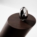 Stolik kawowy geometryczny Tilt, fornir dębowy, Dark Smoked - NORR11