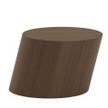 Stolik kawowy geometryczny Tilt, fornir dębowy, Dark Smoked - NORR11
