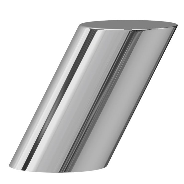 Stolik pomocniczy do kanapy Tilt, stal nierdzewna polerowana - NORR11