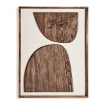 Obraz na ścianę z motywem drewna Crissey 62x82 - Vical