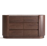 Komoda z szufladami Stuetta, brązowa - Vical