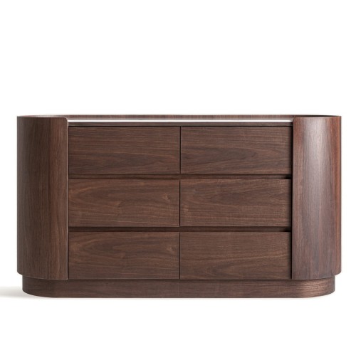 Komoda z szufladami Stuetta, brązowa - Vical