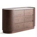 Komoda z szufladami Stuetta, brązowa - Vical