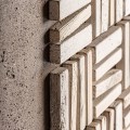 Minimalistyczny obraz z wypukłym motywem z drewna Bresse 82x122 - Vical