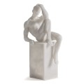 Rzeźba mężczyzna z białej żywicy Phoebe, 39 cm - Vical