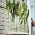 Wazon z ryflowanego szkła dmuchanego Ripe 26 cm - Muubs