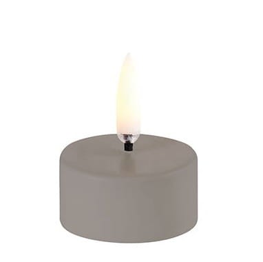 Świeca tealight na baterie z ruchomym płomieniem Tealight 400, Sandstone - Uyuni