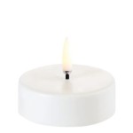 Świeczka na baterie z ruchomym płomieniem Tealight Maxi, Nordic White - Uyuni