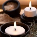 Świeczka na baterie z ruchomym płomieniem Tealight Maxi, Sandstone - Uyuni