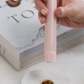 Świeca stożkowa 25 Led na baterie z ruchomym płomieniem, Rose Powder, 2pak - Uyuni