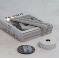 Świeca stożkowa 25 Led na baterie z ruchomym płomieniem, Oyster Grey, 2pak - Uyuni