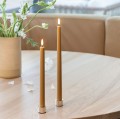 Świeca stożkowa 25 Led na baterie z ruchomym płomieniem, Wild Honey, 2pak - Uyuni