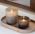 Świeca w szkle na baterie LED z ruchomym płomieniem 9x10, Vanilla - Uyuni